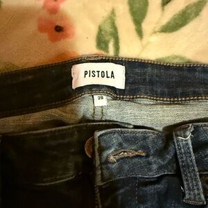 Pistola Indigo Wash High-Rise Denim Jeans